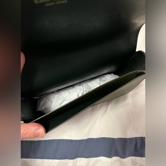 NWT Kate Spade Medium Flap Shoulder Bag Nadine in Sapling - Picture 8 of 12